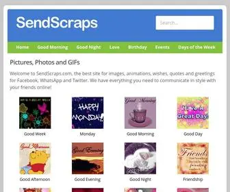 Sendscraps.com(Beautiful Images with Quotes and Messages) Screenshot