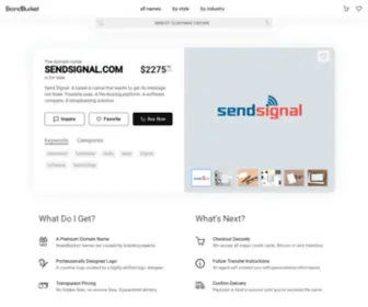 Sendsignal.com(Проверка работи ли вашия електронен магазин и фирмен сайт) Screenshot