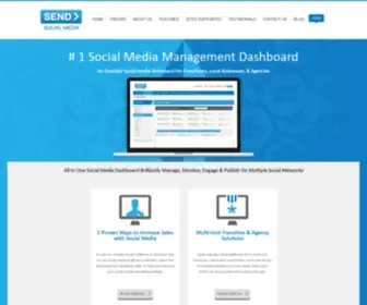 Sendsocialmedia.com(Send Social Media) Screenshot