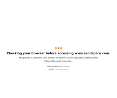 Sendspace.com(Free large file hosting) Screenshot