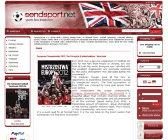 Sendsport.net(Sports bookstore) Screenshot