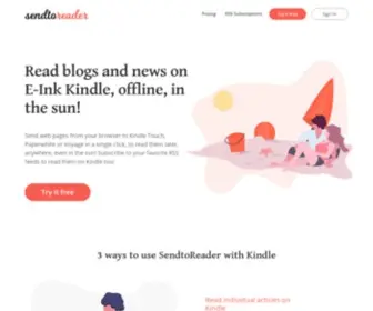 Sendtoreader.com(Send) Screenshot