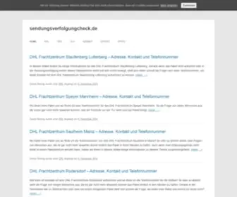 Sendungsverfolgungcheck.de(Tracking und Paketverfolgung Tests und Tipps) Screenshot
