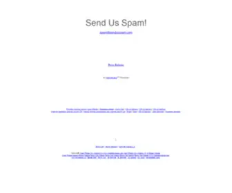 Sendusspam.com(The only web site on the planet) Screenshot
