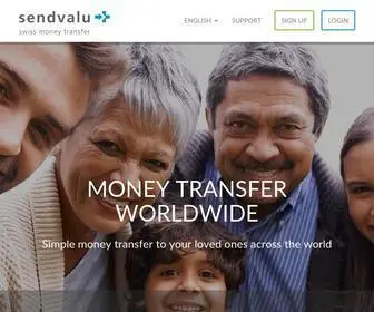 Sendvalu.com(Send money all over the world) Screenshot