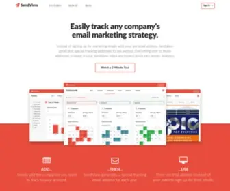 Sendview.io(Competitor Email Monitoring & Tracking for Marketers) Screenshot