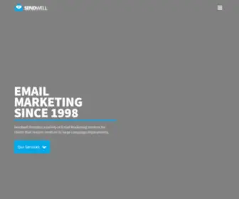 Sendwell.com(Email Marketing Since 1998) Screenshot