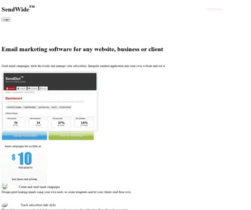 Sendwide.com(SendWide) Screenshot