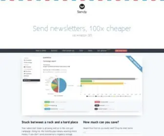 Sendy.co(A self hosted newsletter application) Screenshot
