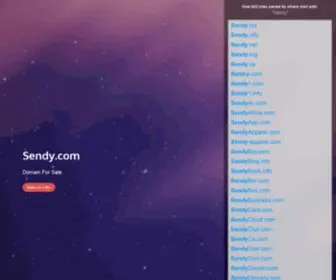 Sendy.com(Site Name Reserved) Screenshot