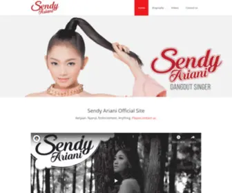 Sendyariani.com(Sendy Ariani Official Site) Screenshot