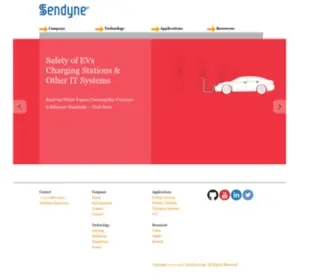 Sendyne.com(Sensing, Modeling, Control) Screenshot