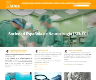 Senec.es(Sociedad española de neurocirugía) Screenshot