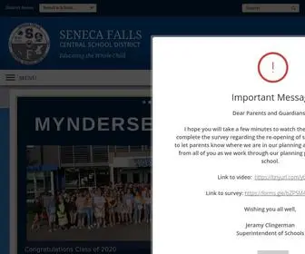 Senecafallscsd.org(Seneca Falls Central School District) Screenshot