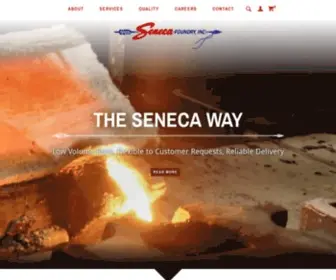 Senecafoundry.com(Quality Gray & Ductile Iron Castings Delivered On) Screenshot