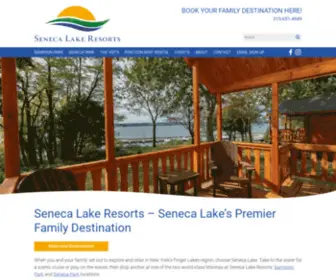 Senecalakeresorts.com(Seneca Lake Resorts) Screenshot