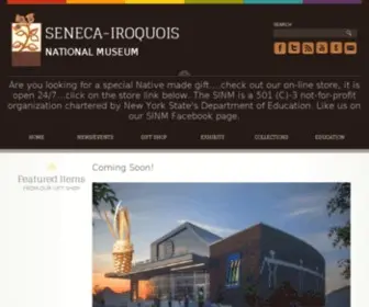 Senecamuseum.org(Seneca-Iroquois National Museum) Screenshot