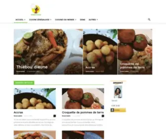 Senecuisine.com(Cuisine sénégalaise) Screenshot