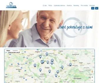 Senecura.cz(Domovy pro seniory a Domovy se zvláštním režimem) Screenshot
