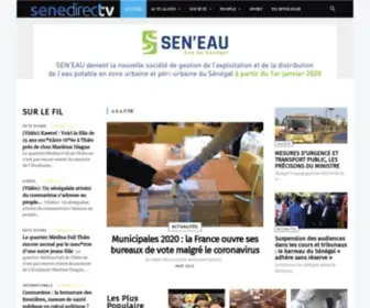 Senedirect.tv(Senedirect-l'actualité en direct au Sénégal,en Afrique et dans le Monde) Screenshot
