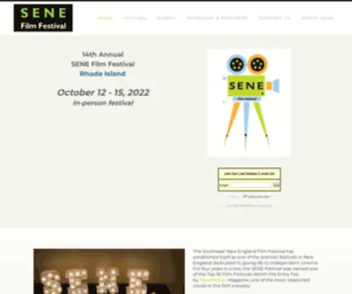 Senefest.com(SENE FILM) Screenshot