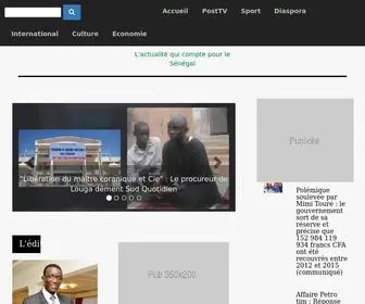 Senegalpost.net(Senegalpost) Screenshot