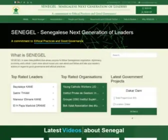 Senegel.org(SENEGEL Platform) Screenshot