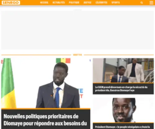 Senego.com(Actualité au Sénégal) Screenshot