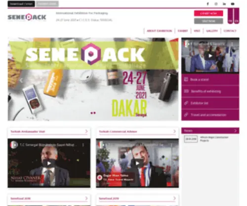 Senepack.com(Senepack Expo) Screenshot