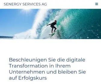 Senergy.ch(Senergy services ag) Screenshot