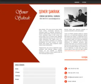 Senersakrak.com.tr(Şener) Screenshot