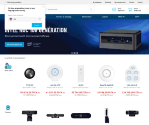 Senetic.ci(Licences Microsoft 15% moins cher) Screenshot