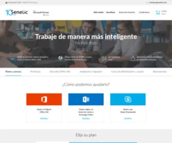 Senetic.com.ve(International IT solutions reseller) Screenshot
