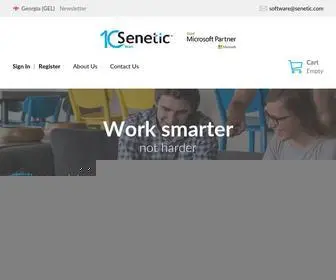 Senetic.ge(Office 365 Business and Enterprise Editions) Screenshot