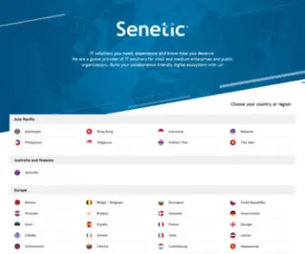 Senetic.md(International IT solutions reseller) Screenshot