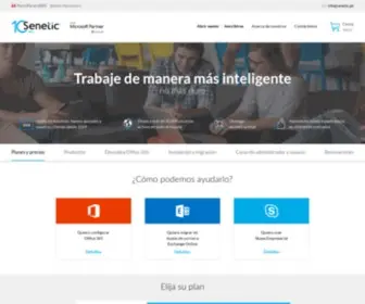 Senetic.pe(Microsoft365 Senetic) Screenshot