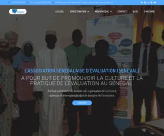 Seneval.sn(L'ASSOCIATION SÉNÉGALAISE D'ÉVALUATION) Screenshot