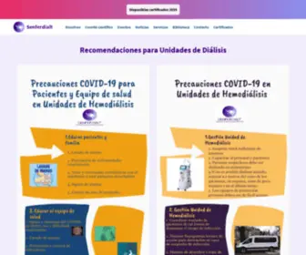 Senferdialt.cl(Sociedad Chilena de Enfermería en Diálisis y Trasplante Renal) Screenshot