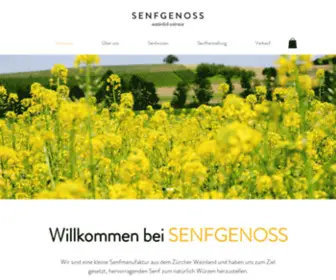 Senfgenoss.ch(Wir sind Senfgenoss) Screenshot