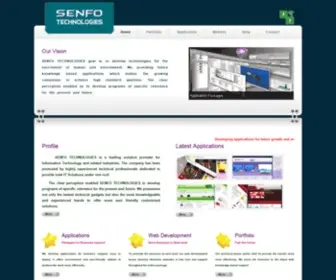 Senfotech.in(Senfo Technologies) Screenshot