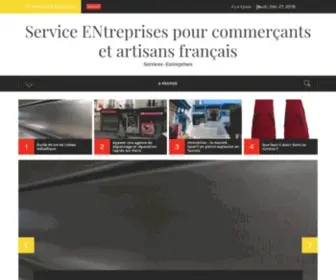 Sen.fr(Service ENtreprises pour commerçants et artisans français) Screenshot