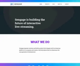 Sengage.io(Tools for Content Creators & Brands) Screenshot