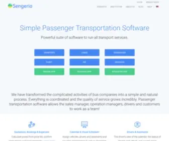 Sengerio.com(Simple Online Bus Charter Software by Sengerio Simple Online Bus Charter Software by Sengerio) Screenshot