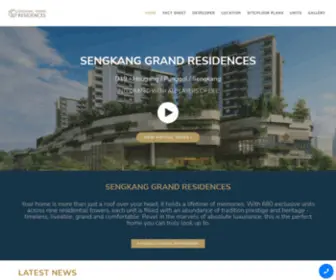 Sengkang-Grandresidencesg.com(Sengkang Grand Residences) Screenshot