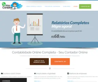 Senhorcontabil.com.br(Senhor Contábil) Screenshot