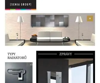 Seniagroup.cz(Radiátory) Screenshot