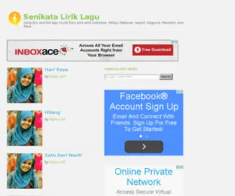 Senikata.com(Senikata Lirik Lagu) Screenshot