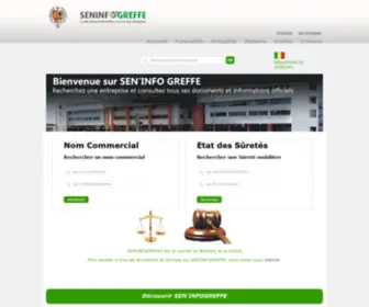 Seninfogreffe.com(Accueil) Screenshot