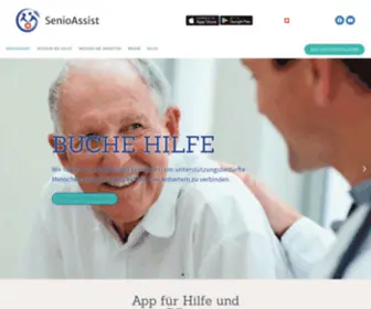 Senioassist.ch(Dienstleistungen wie Pflege und Hilfe kaufen und verkaufen) Screenshot