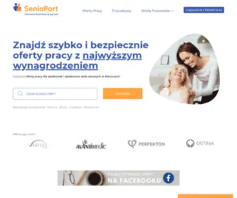 Senioport.pl(Portal branży opieki) Screenshot